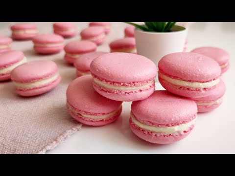 Видео: Macarons | Успех с ПЕРВОЙ попытки | Рецепт макарон со сливочным сыром