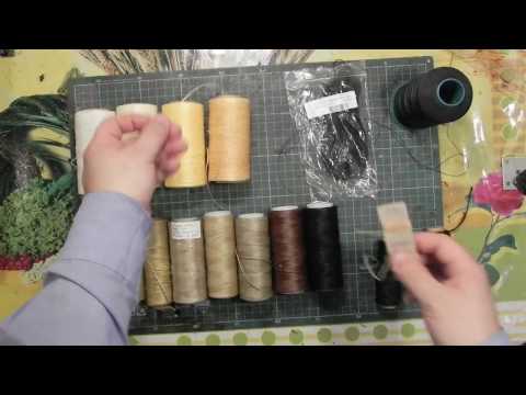 Видео: Нитки для кожи. Где купить нитки для кожи недорого? Where to buy cheap leather threads?