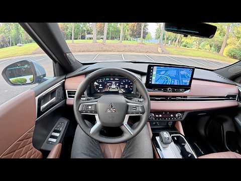 Видео: Mitsubishi Outlander SEL 2025 года — обзор от первого лица
