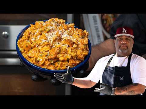 Видео: Сливочная сковорода с курицей каджун и пастой