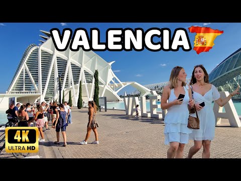 Видео: 🇪🇦[4K] Пешеходная экскурсия по ВАЛЕНСИИ - самые красивые города Испании