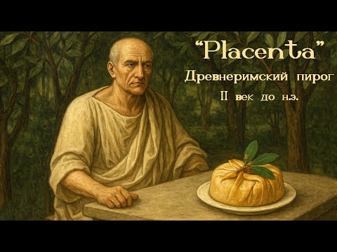 Видео: Древнеримский сырный пирог "Placenta"