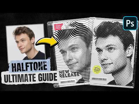 Видео: ЛУЧШИЙ урок по созданию эффекта полутонов в Photoshop!