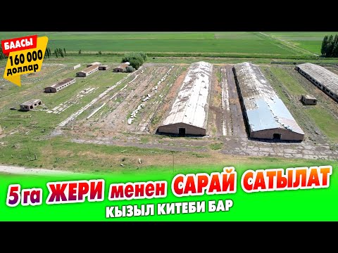 Видео: 5 гектар ЖЕРИ менен 2 чоң САРАЙ сатылат ~ Суу, Свет бар. Документи так. Баасы 160 миң доллар