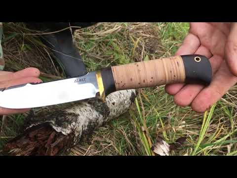 Видео: Рукоять ножа из бересты. Только плюсы, никаких минусов!