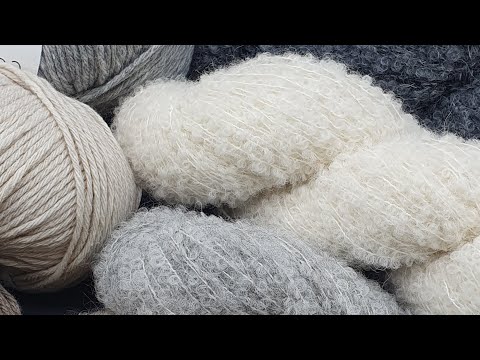 Видео: Идеи для вязания. Шапка из букле.