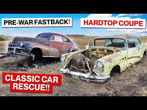 Видео: Спасение классических автомобилей! Buick Hardtop 1954 года и Oldsmobile Fastback 1942 года!