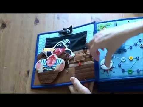 Видео: Пиратская книжка-развивашка / Pirate busy book