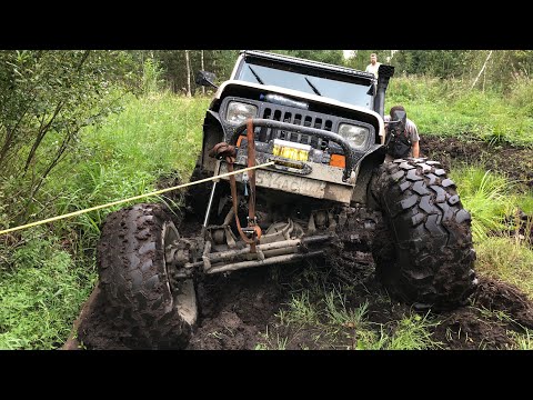 Видео: Новый монстр! Wrangler на мостах unimog и 44ых колёсах) маршрут к дедушке в Назию