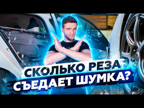 Видео: Сколько РЕЗА съедает шумка?