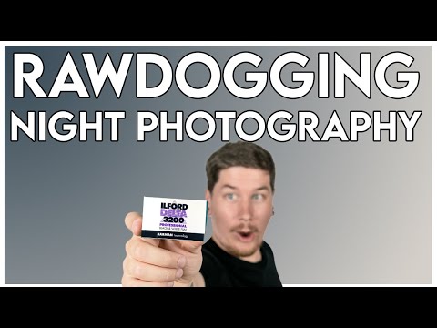 Видео: Мы попробовали снимать на пленку ночью без штатива (большая ошибка)