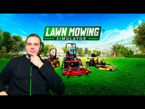 Видео: ТЕПЕРЬ Я ГАЗОНОКОСИЛЬЩИК! – Lawn Mowing Simulator