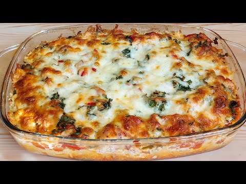 Видео: Вкуснейшая Запеканка из Цветной капусты, Брокколи и курицы,  под вкусным соусом! Супер рецепт!