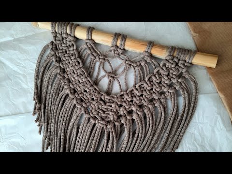Видео: Панно макраме / Макраме для начинающих