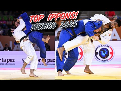 Видео: TOP IPPONS - Гран-при Мексики 2025!