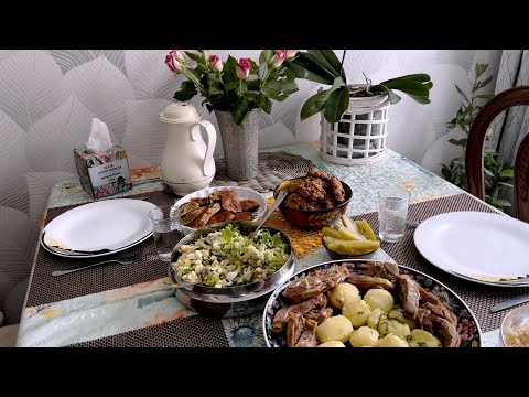 Видео: В гостях у Вилмы. Норвежское блюдо -  мясо на палочках. #pinnekjøtt # жизньвнорвегии #норвегия