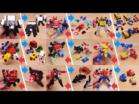 Видео: [Версия 2025 года] 109+ минут! 35 кирпичных трансформеров LEGO MOC 3D-анимации! #лего #мок