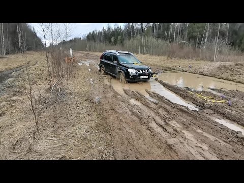 Видео: X-Trail на бездорожье. Слишком просто? Слишком сложно.