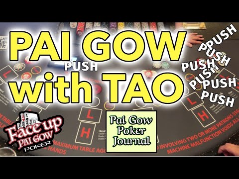 Видео: Игра в пай-гау (фай-гау покер лицом вверх в казино Red Rock)