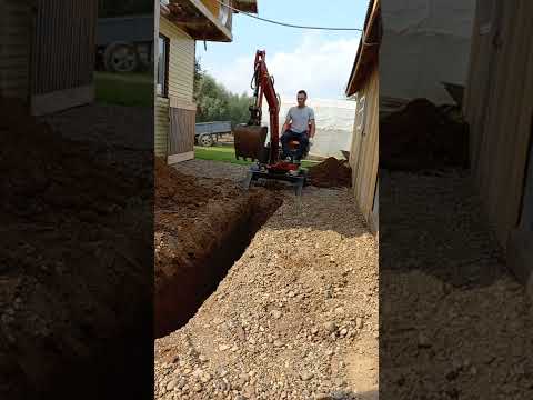Видео: Испытание самодельного мини экскаватора 31.08.22