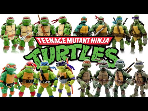 Видео: Кто сделал ЛУЧШИЕ фигурки TMNT?!?! Черепашки-ниндзя!!!