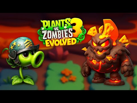 Видео: РАСТЕНИЯ МУТАНТЫ против ЛАВОВЫХ ЗОМБИ / Plants vs. Zombies 3: Evolved