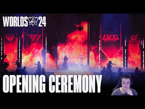 Видео: Дотер посмотрел гимны и церемонии открытия ЧМ League of Legends | Реакция ​