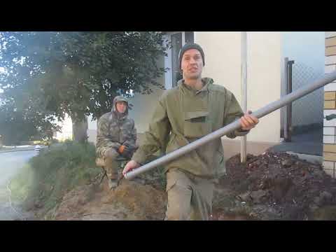 Видео: Горизонтальный прокол грунта струей воды ! Попытка номер 2 !