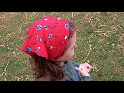 Видео: Косынка на резинке/Как сшить косынку