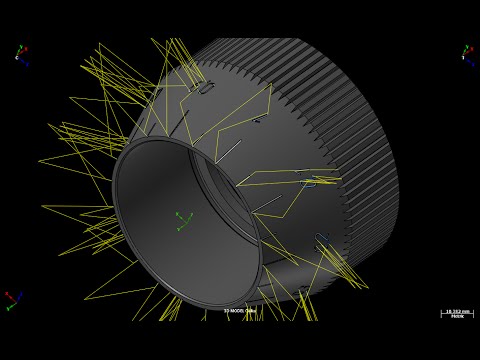 Видео: Mastercam гравировка на конусе в 3D