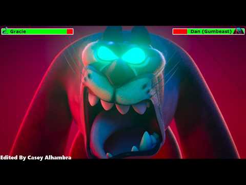 Видео: Ночь Зоопокалипсиса (2025) Атака Гамбиста с полосками здоровья 2/2