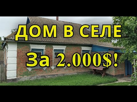 Видео: ДОМ В СЕЛЕ ЗА 2000$! 50 СОТОК! НЕ ДОМ, А ПЕСНЯ!