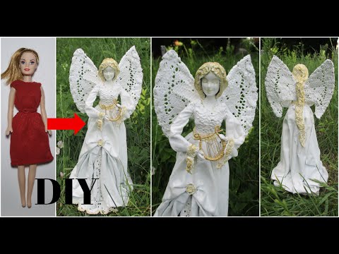 Видео: АНГЕЛ ИЗ ПРОСТЫХ МАТЕРИАЛОВ (ТЕХНИКА ПАВЕРПУЛ) #DIY #angel