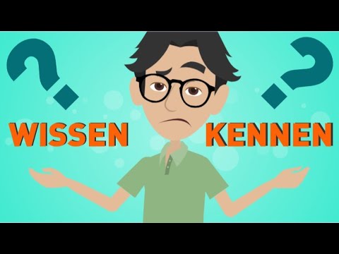 Видео: Учим немецкий B1, B2 | Научитесь распознавать разницу между kennen и wissen с помощью этой истории!