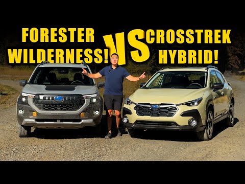 Видео: Subaru Forester Wilderness 2026 против Crosstrek Hybrid!!