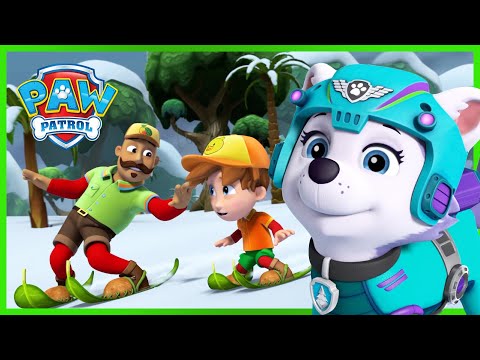 Видео: Еверест спасява къмпингуващите от снежна буря! - PAW Patrol Bulgarian - карикатури за деца