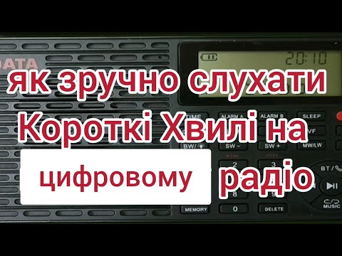 Видео: як зручно слухати КХ цифровим приймачем на прикладі XHDATA D 109