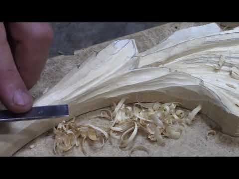 Видео: Резьба по дереву . woodcarving. серия 2