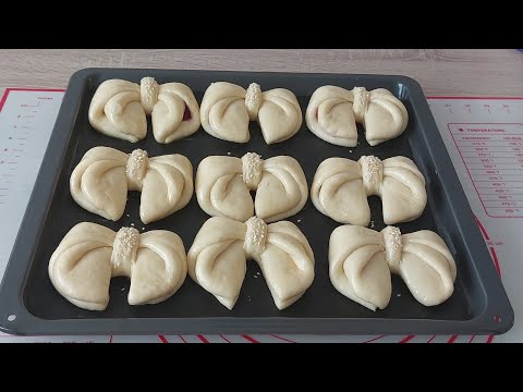 Видео: БУЛОЧКИ - БАНТИКИ с повидлом. Воздушные,  мягкие, сдобные и вкусные#GenLid