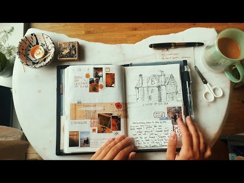 Видео: Осенний сезон в моем ежедневном журнале~ с канцелярскими принадлежностями из Испании °~