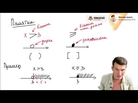 Видео: Неравенства №13. Системы неравенств(ОГЭ)