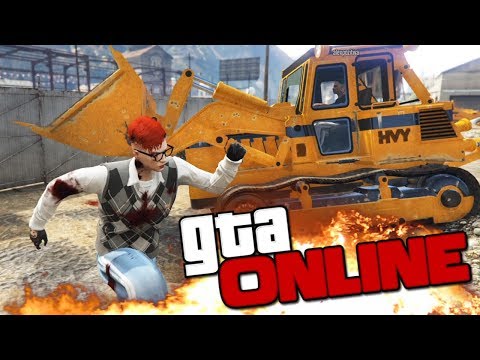 Видео: GTA ONLINE - УГАРНУЛИ С ПОГРУЗЧИКОМ ДО СЛЕЗ! #361