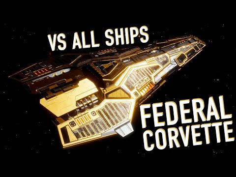 Видео: ЭЛИТНЫЙ ОБЗОР FEDERAL CORVETTE ПРОТИВ ВСЕХ КОРАБЛЕЙ В ПВП Elite Dangerous