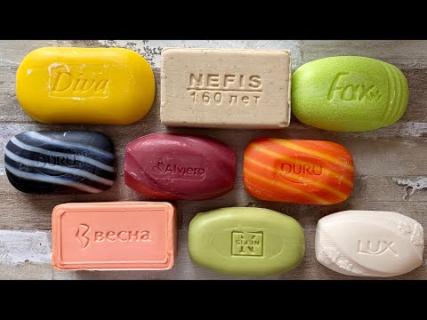 Видео: ASMR Soap cutting | Soap Carving|Резка мыла  | ASMR