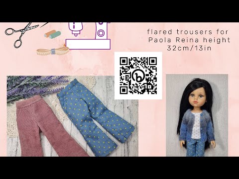 Видео: Flared trousers for Paola Reina Брюки клеш для Паола Рейна мастер- класс