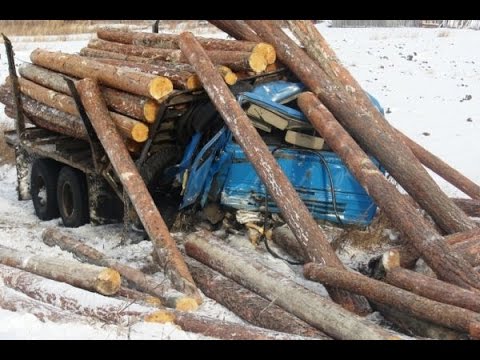 Видео: Лесовозный Беспредел!!!