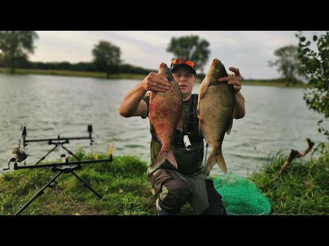 Видео: ЛОВЛЯ  КРУПНОГО ЛЕЩА НА ФИДЕР ! Всё-таки странная бабуля кнам подашла !!!