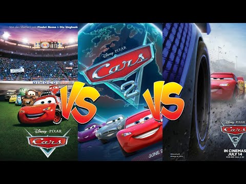 Видео: Тачки vs Тачки 2 vs Тачки 3 | Сравнение Мультфильмов