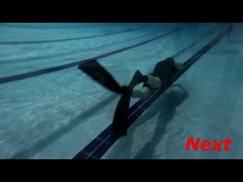 Видео: Подводная охота. Проверка техники работы ластами