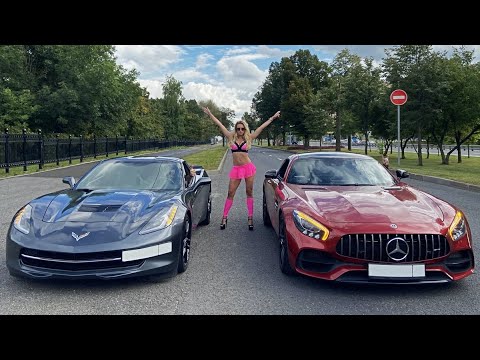 Видео: Угон Corvette и Mercedes AMG GT. Тестируем штатку.